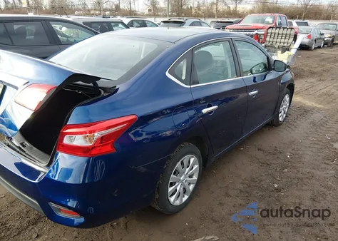 2019 Nissan Sentra S из США, поврежденный, VIN 3N1AB7AP3KY444312